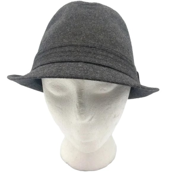 Granule Gray Fedora Hat - Picture 2 of 8